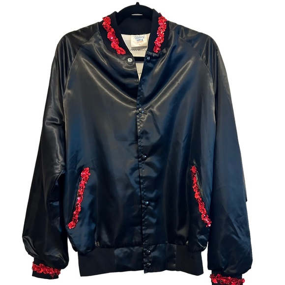 Westark USA Vintage Baseball Jacket with Red Fringe Medium - Picture 2 of 6